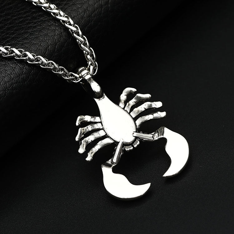 The explosion models of European and American fashion men's titanium necklace Necklace titanium small jewelry goods wholesale trade