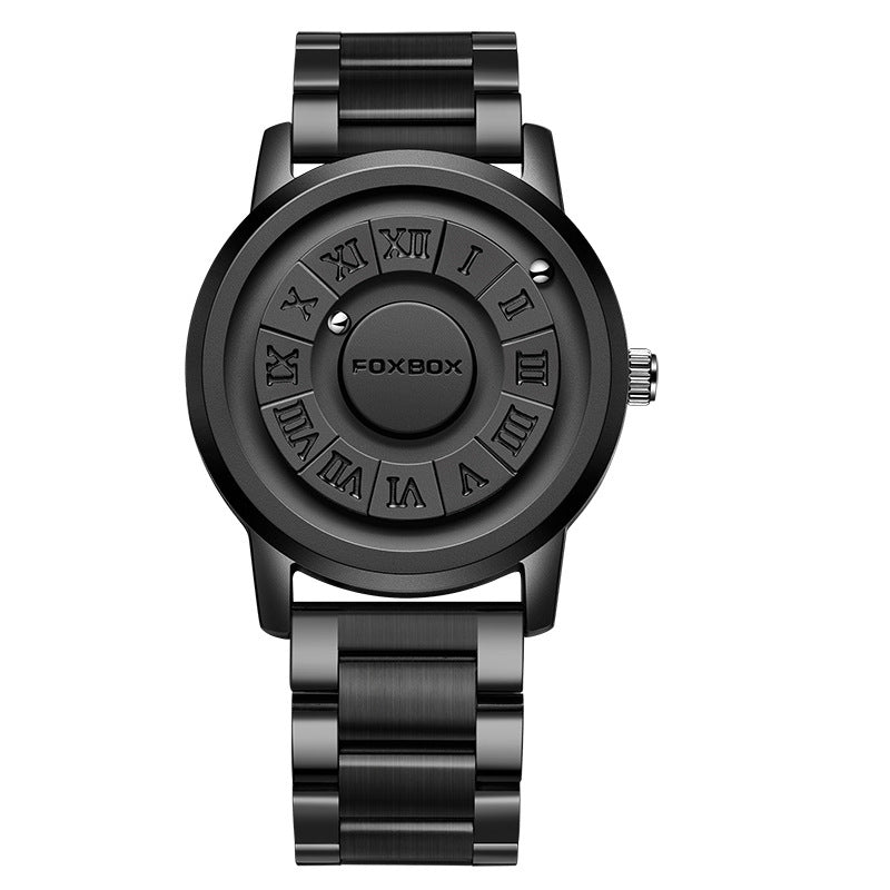 Cool Magnetic Suspension Watch Men's Black Technology Creative Personality